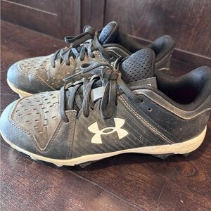 Under Armour Kids Black Baseball Cleats